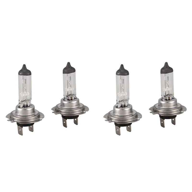 

4 шт., передняя фара для автомобиля, лампа для передней фары, H7, лампа для освещения 12 В, 55 Вт