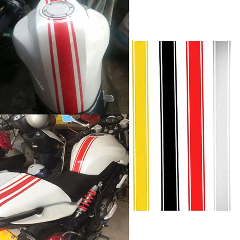 

50cm Motorcycle Stickers Car Motorcycle DIY Fuel Tank Cover Reflective Stickers Waterproof for Racing Motorcycle Accessories
