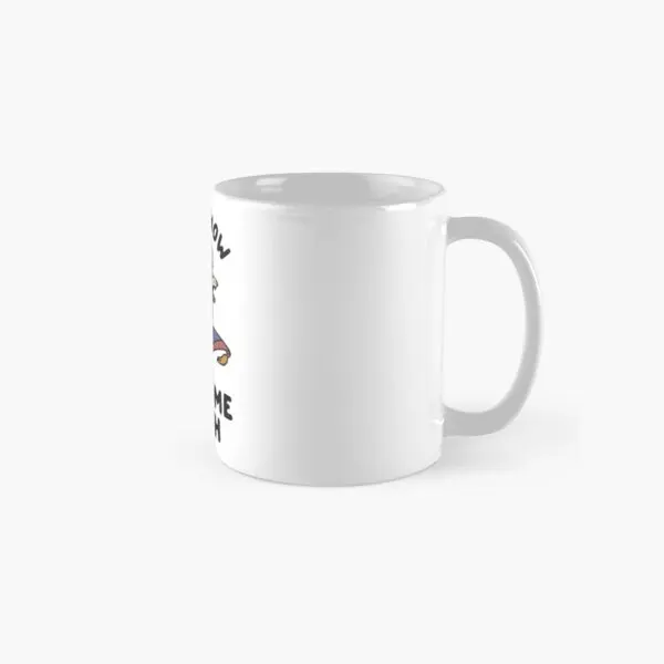 

I Can Show You Some Trash Classic Mug Picture Design Drinkware Photo Coffee Handle Round Image Gifts Simple Cup Printed Tea