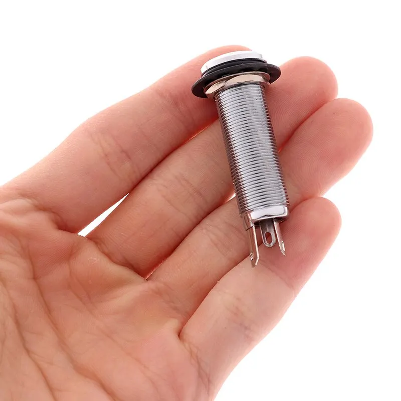 1 Pc Electric Guitar Bass Input/output Mono Active Barrel Long Threaded