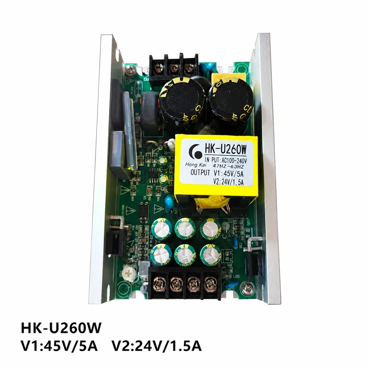 24V/26V/28V/36V/38V/45V/58V 무대 조명 전원 공급 장치 HK-U260W (무대 조명, 웨딩 및 바 행사용)