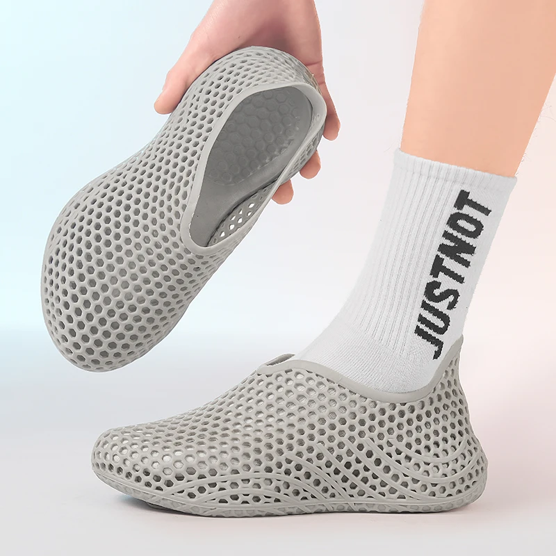 Herren Sommer Casual Outdoor 3D-Bedruckte Herrenschuhe - EVA-Material, Strand-Freizeitschuhe, Modische Flip-Flops, Herrenschuhe