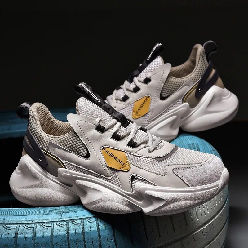 Sneakers Men 2022 New Breathable Stretch Fabric Comfortable Running Sport Shoes Big Size 39-47 Top Men Walking shoes Men Shoes