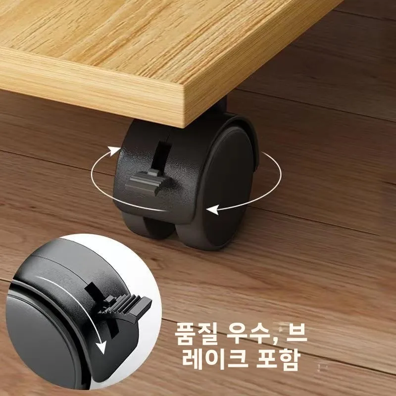 간단한 사무용 컴퓨터 베이스 스탠드 휠이 있는 호스트 박스 트레이 홈 오피스 호스트 베이스 트레이 데스크탑 컴퓨터 지지 브래킷