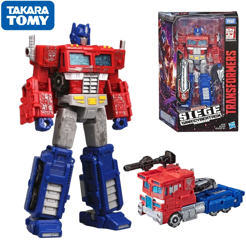 

In Stock Takara Tomy Transformers Generations War for Cybertron: Siege Wfc-S11 Optimus Prime Action Figure Robot Model Toys Gift