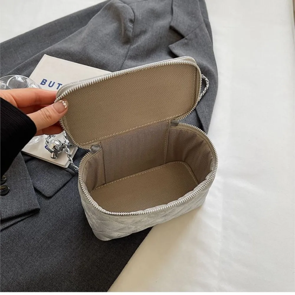 JIAERDI Sweet Cool Silver Handbag Women High Street Pu Leather Chic Casual Messenger Bag Female Harajuku Mini Hand Bag Aesthetic