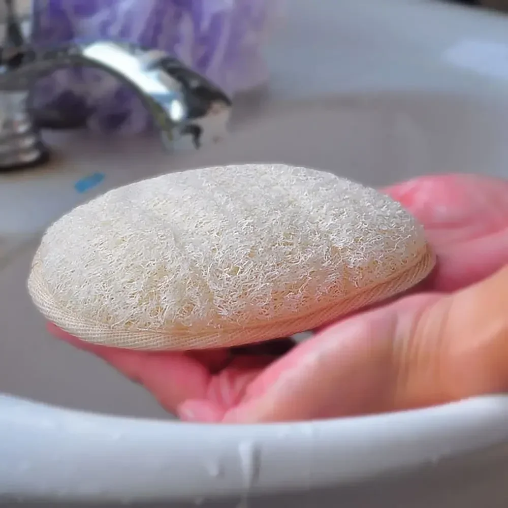 Natural Loofah Body Scrubber Bath Sponge Shower Brushesr Exfoliating Cellulite Luffa Puff Washcloth Bodys Treatments Bath Tools 2