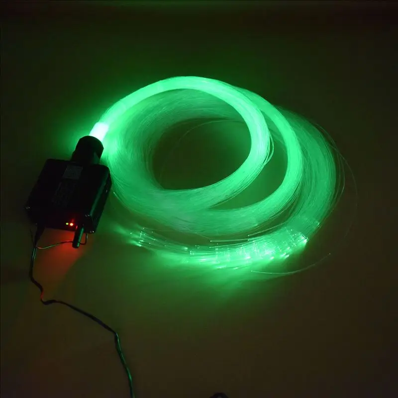 APP 16W RGBW Twinkle LED Fiber Optic Light With PMMA Fiber Optical Cable For Home Car Starry Sky Effect Decorative led ambient light fiber optic lamp fiber optic cable