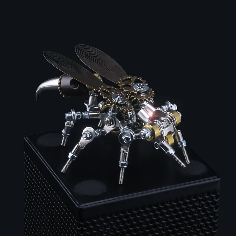 Mechanical Mutant Dinosaur 3D Metal Puzzle Insect Shark Scorpion Assembly Model Kits Handicraft Gift Jigsaw Puzzle Toys 3