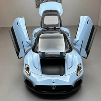 1:24 Maserati MC20 Alloy Sport Car Model Car Diecast Metal High Simulation Collection Vehicle Light Sound Toy Car Children Gifts 2