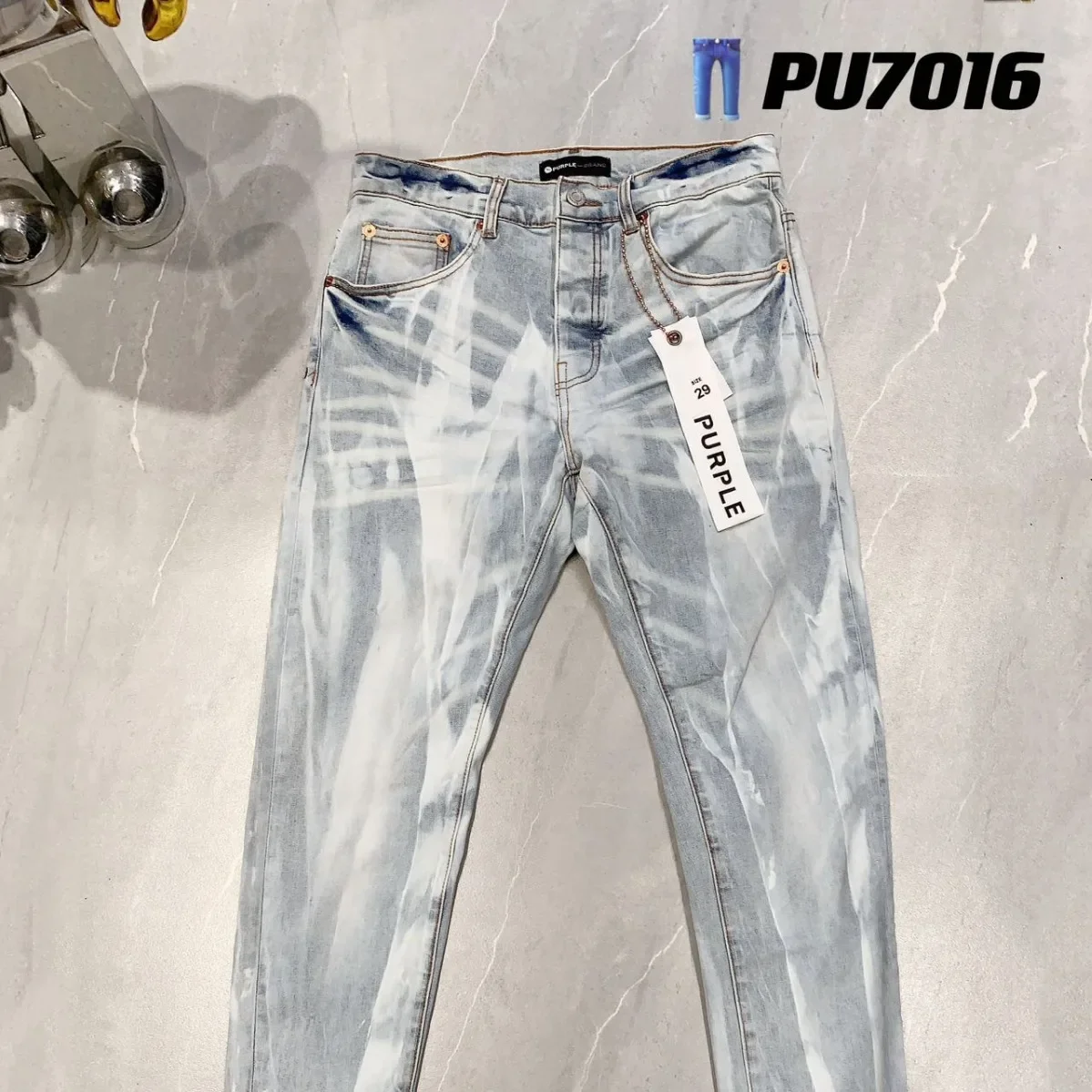 2024-new-fashion-Purple-Brand-jeans-high-street-broken-holes-do-old ...