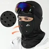 Winter Fleece Hat Balaclava Face Mask Neck Warmer Magnets Ski Mask Breathable Windproof Mask Head Cover Sport Cycling Ski Scarf 4