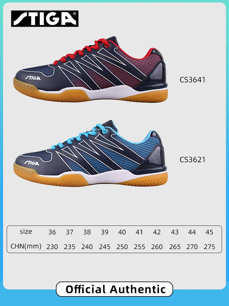 Stiga Table Tennis Shoes Professional Breathable Non-slip Training Sneakers