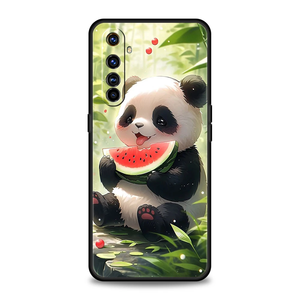 Cartoon Lovely Panda Shockproof Silicone Phone Case
