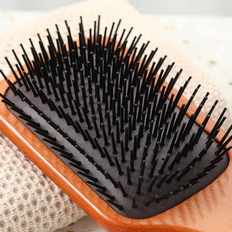 Massage Comb Gasbag AntiStatic Hair Air Cushion Wooden Hairbrush