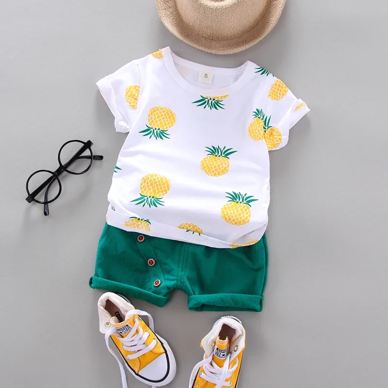 IENENS Baby Boys Girls Clothes Clothing Sets Kids Children Boy T-shirts + Pants Suits Summer Toddler Infant Casual Tracksuit kids clothing set kids t shirt girls clothing set boys clothing set boys tracksuits suit boys tracksuits