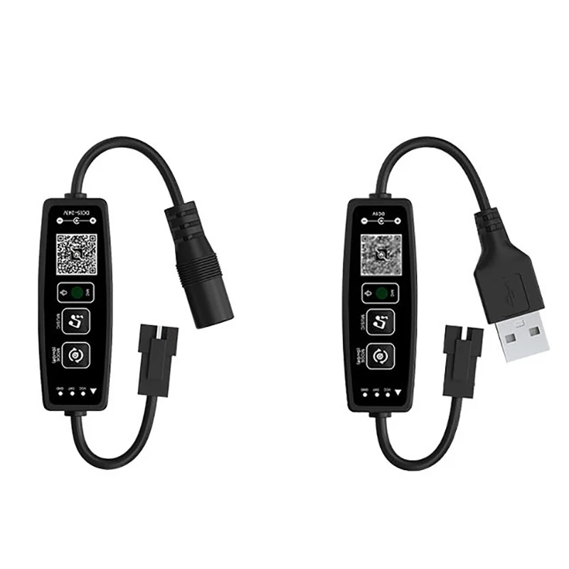 Controlador Bluetooth de Píxeles LED con Control Remoto de 28 Teclas y Sincronización de Música S0d3cbf21f20e4614a0b0c8a035a1d861M
