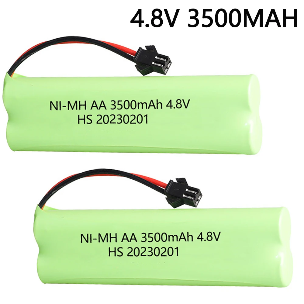 Batteria NiMH da 4,8 V 2400 mAh per modelli RC | Connettore SM 2P con cavo US