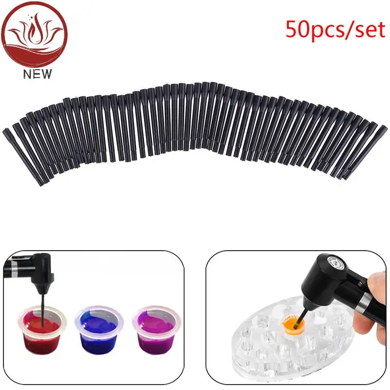 

Tattoo Accessory Supplies 50Pcs/Pack New Disposable Tattoo Mixing Stick Tattoo Pigment Ink Mixer Stirring Rods