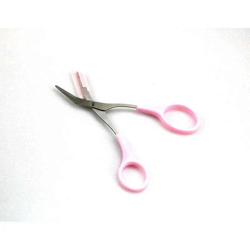 Eyebrow Trimmer Scissor Beauty Products for Women Eyebrow Scissors with Comb Stainless Steel Makeup Tools Beauty Scissors