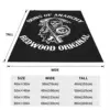 SOA Sons Of Anarchy Blanket Flannel Lightweight Throw Blankets Sofa Throw Blanket For Couch Bedding Office Throws Bedspread 3
