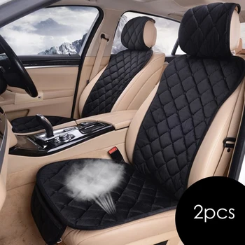Coprisedili per Auto Set di protezioni universale per Auto anteriore posteriore cuscino per sedia cuscino caldo peluche coprisedili per automobili tappetino accessori per Auto