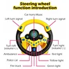 Infant Shining Eletric Simulation Steering Wheel Toy with Light Sound Kids Early Educational Stroller Steering Wheel Vocal Toys 5