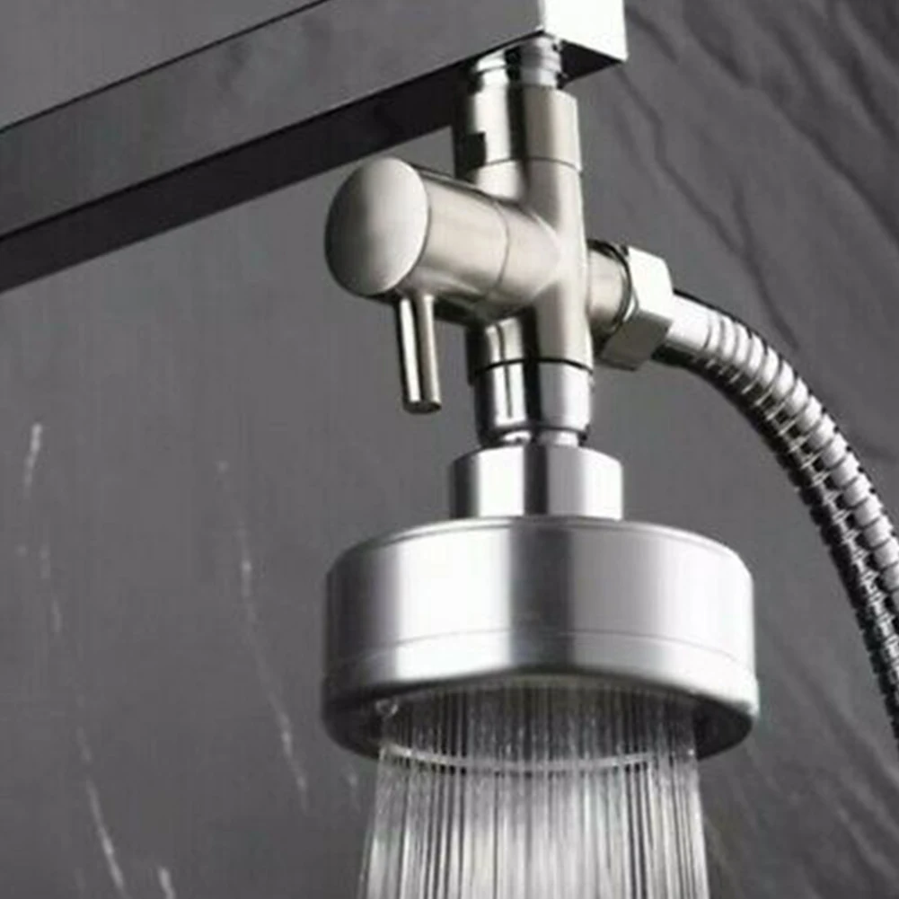 1PCS Bathroom Diverter Valve G1/2in 3 Way Brass Diverter Valve T-adapter Converter Chrome For Shower Head Accessories