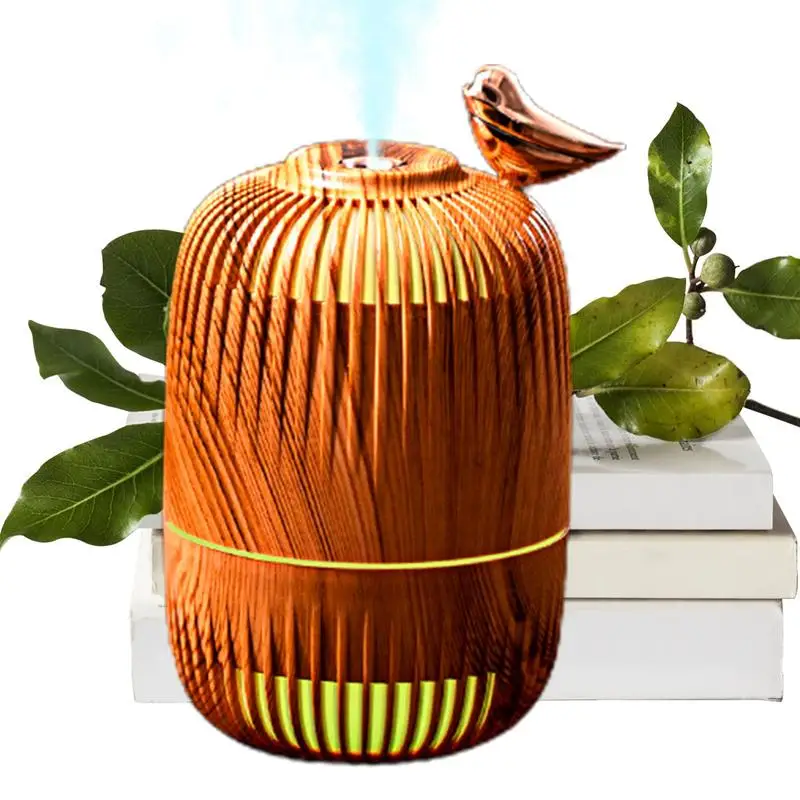 

Mini Humidifier Birdcage Shape Mist Humidifier Mist Air Humidifier With Colorful Light Quiet Desk Air Humidifier For Nightstand