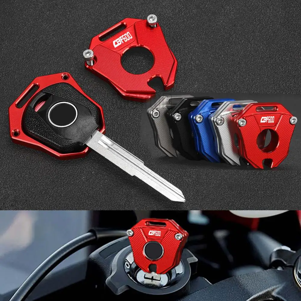 

Motorcycles For HONDA CBF600 2006 2007 2008 2009-2013 Accessible CNC Key Cover Cap Keys Case Shell Protector Key housing cover