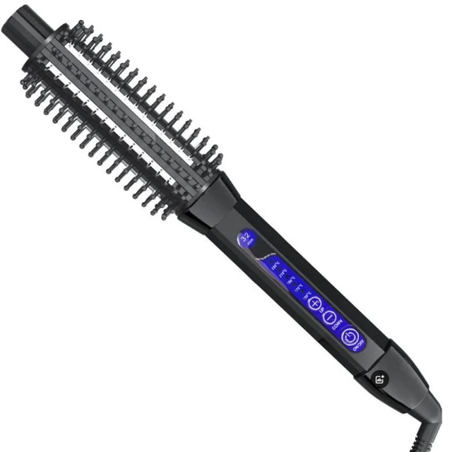 Brosse à cheveux professionnelle en céramique, bigoudi électrique, peigne, rouleau à friser, fer à friser 1