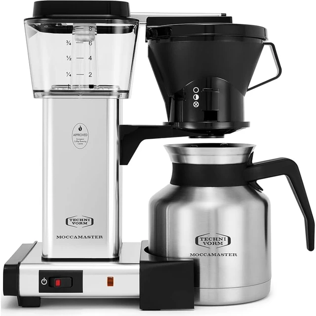 Technivorm Moccamaster Single Cup Polished Silver Coffee Maker