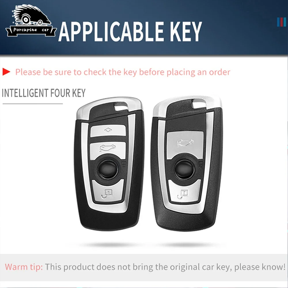 PC Plating Car Remote Key Case Cover BMW 1 2 3 4 5 6 Series X1 X3 X4 X5 X6 F36 F25 F26 F30 F34 F10 F07 F20 Z10 F15 F16 key case cover key case car key shell
