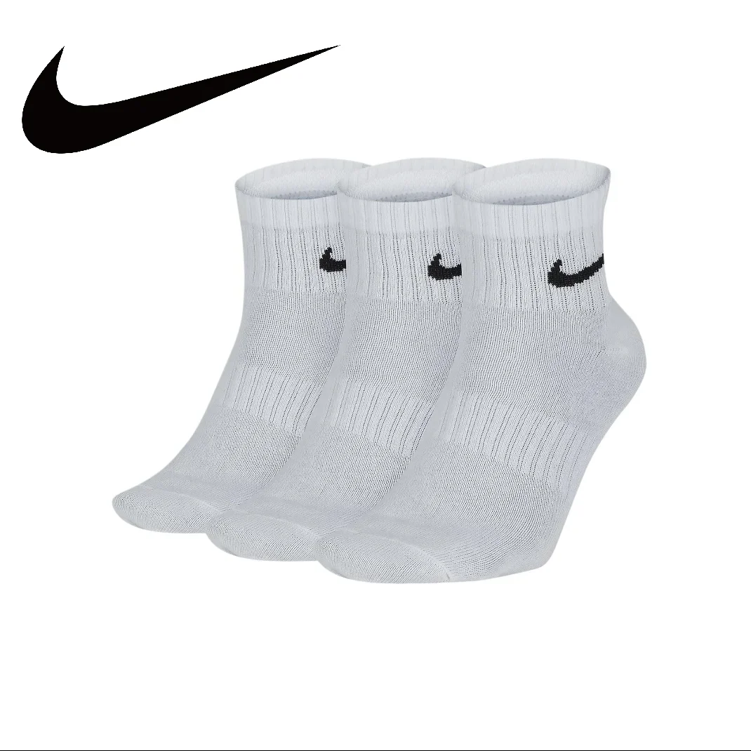 thumbnail image 1 of NIKE Calcetines de entrenamiento unisex ligeros y de secado rápido 3 pares Calcetines de soporte de otoño Cómodos y suaves, 1 of 4