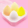 4pcs/bag Fashion Make up Blender Cosmetic Puff Makeup Sponge Foundation Powder Sponge Beauty Tool Makeup Tool Accessories 4