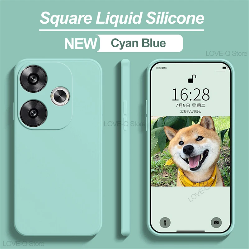 Original Liquid Silicone Shockproof Phone Case - Soft Cover