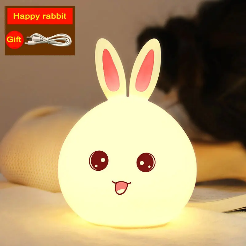 Luce Notturna Per Bambini Coniglietto Carino, Luci Notturne Per Asilo Nido Regal  S1 389458231755