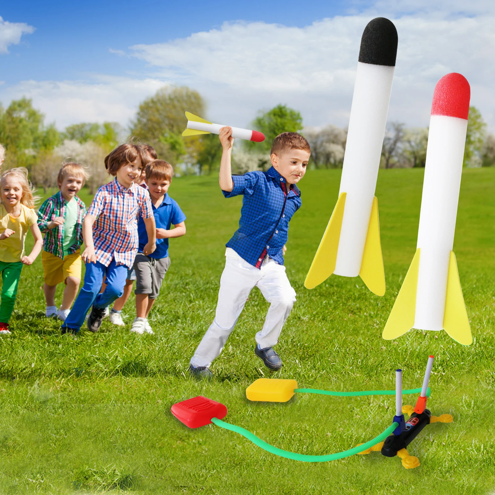 Plein Air 8 Lanceurs De Fus e En Mousse Color s Pour Enfants jouets D plein-air-8-lanceurs-de-fus-e-en-mousse-color-s-pour-enfants-jouets-d