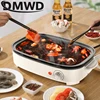 DMWD Electric Crepe Maker Pie Pancake Baking Machine Non-stick Egg Cooker Stove Steak Eggs Omelet Frying Pan Breakfast Grill EU 3
