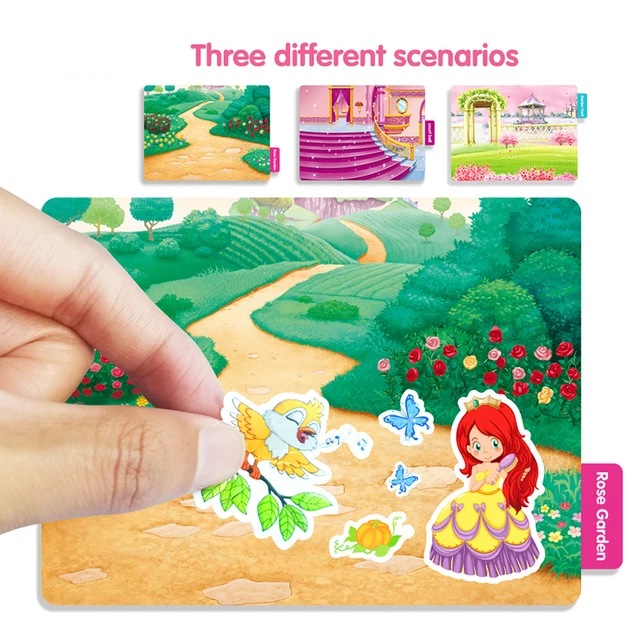 1PCS Sticker Book Crafts for Kids Ages 4-8, Sticker by Number for brain  games,Gifts,Travel Toy - AliExpress