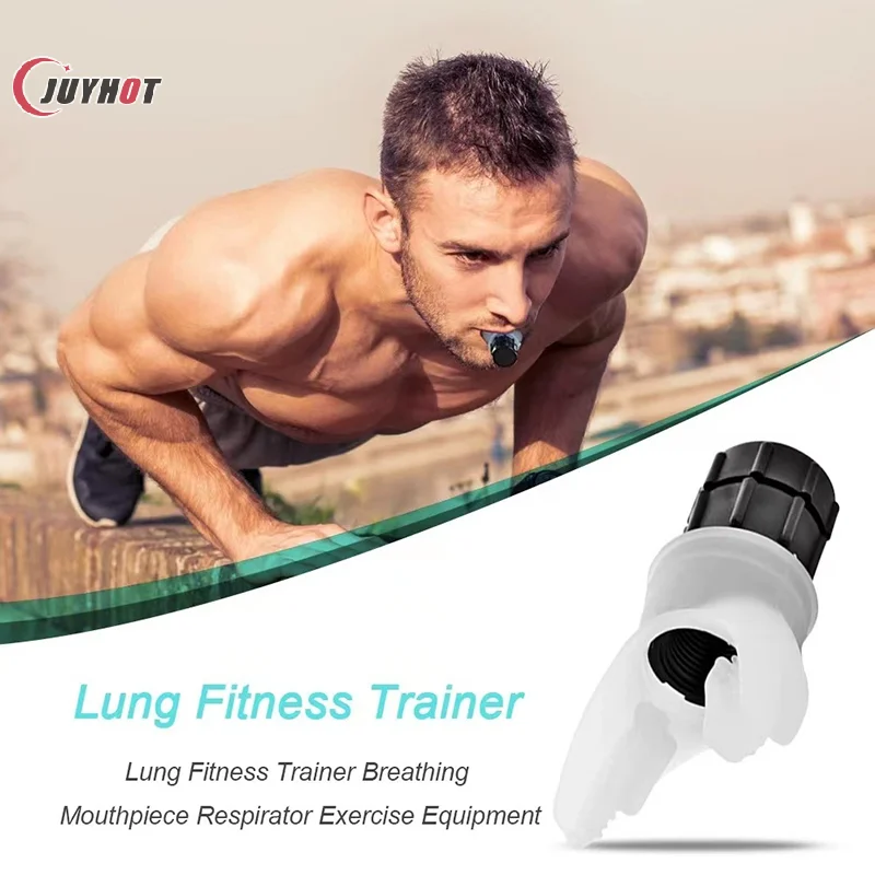 Breathing Trainer Lung Flexer Durable Fitness Exerciser Increases Lung Capacity Breath Adjustable Levels Respiratory Deep Breath