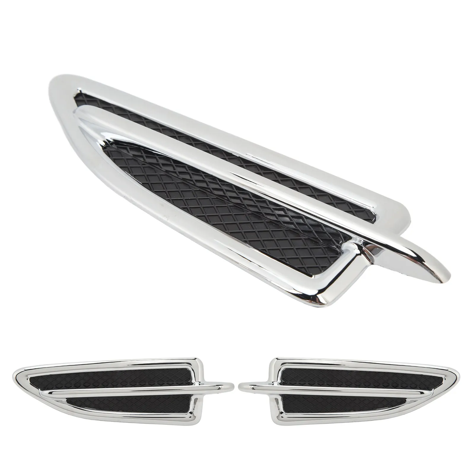 Front Mudguard Vent Molding Easy Installation High Strength Front Mud Flap Insert Vent Molding Stylish Escape 2013 To