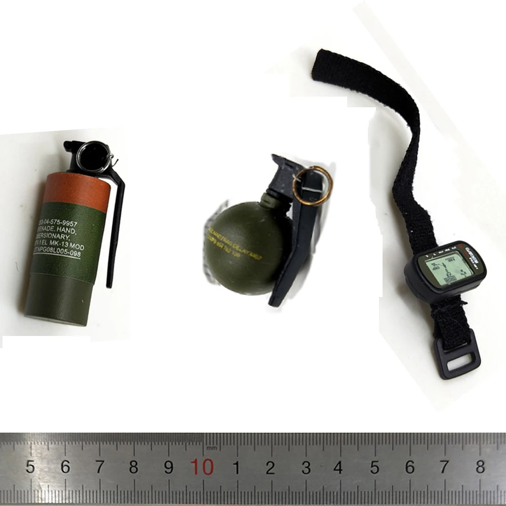 

1/6 EASY&SIMPLE ES 26044A Special Mission Unit Tier 1 Operator Evacuation Part XII Team Smoke Grenade GPS Accessories Model