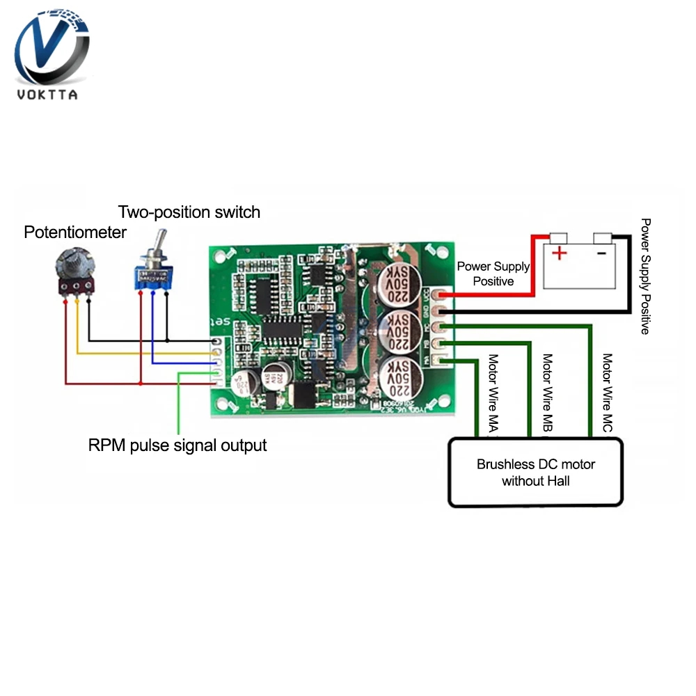 DC Motor Speed Controller DC12-36V Brushless Motor Controller Hall Motor Driver Board 500W High Power Speed Control Board Speed Regulator Module dc motor speed controller,motor speed controller,electric motor speed controller