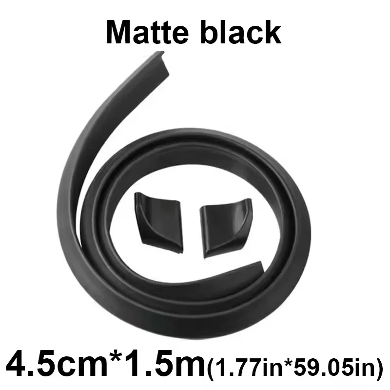 Matte black 4.5cm