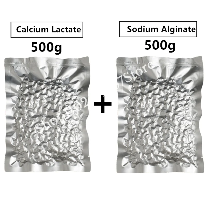 Lactato de calcio 500g + alginato de sodio 500g esferificación de cocina Molecular AliExpress Lactato de calcio 500g + alginato de sodio 500g esferificación de cocina Molecular AliExpress