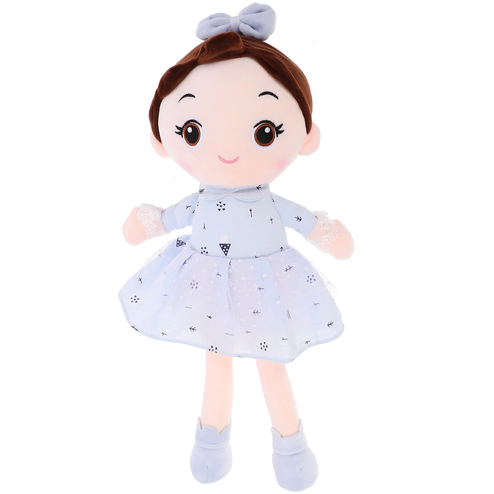 

Plush Baby Girl Cartoon Pillow Little Dolls Fabric for 1+ Year Old Girls Child