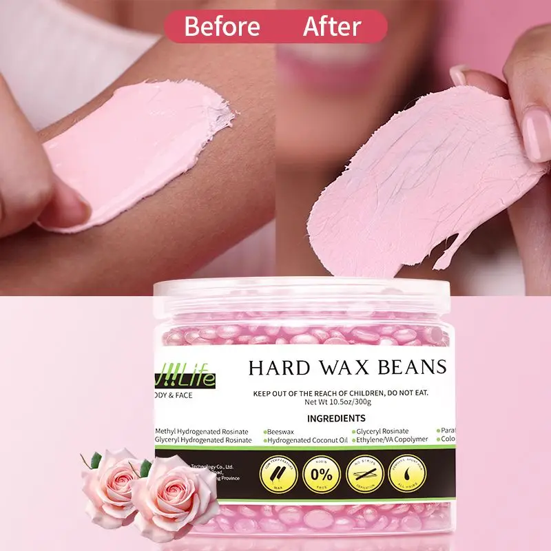 300g Hard Wax Beans Heating Machine Hair Removal Machine Wax Melting PotHot Film Painless Waxing Unisex Hair Removal ﻿ 3