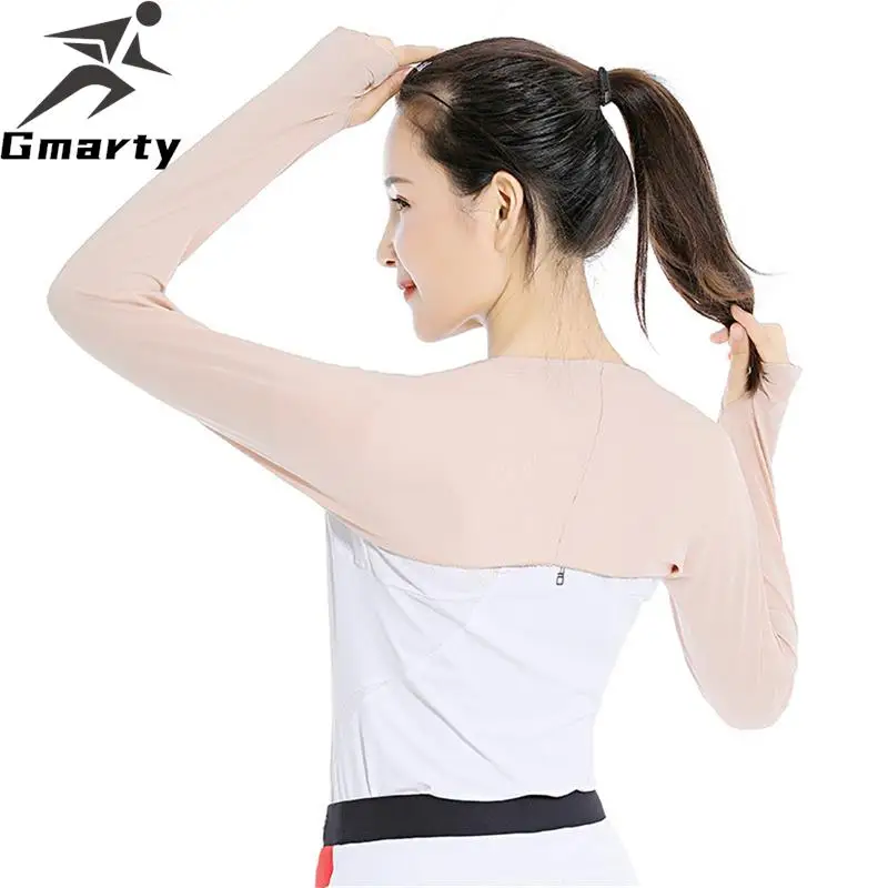 Breathable Beach Women Shawl Bikini Cover Soft Comfortable Arm Sleeve Sun Protection Anti UV Ice Silk