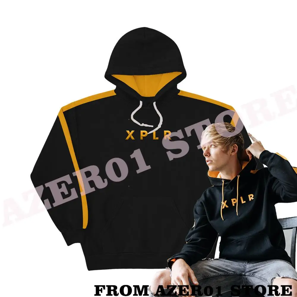

XPLR The Trilogy Black + Gold Hoodie Merch Cosplay Winter Men/Women Hooded Sweatshirt ColbyBrock SamGolbach Long Sleeve